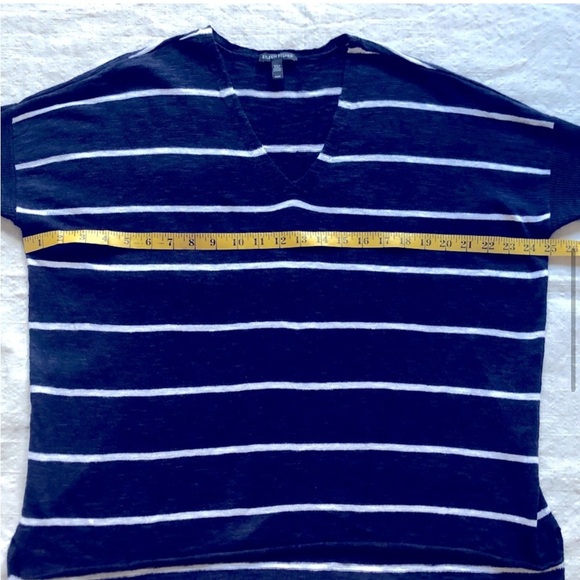 Eileen Fisher organic linen cotton blend top - Picture 8 of 11